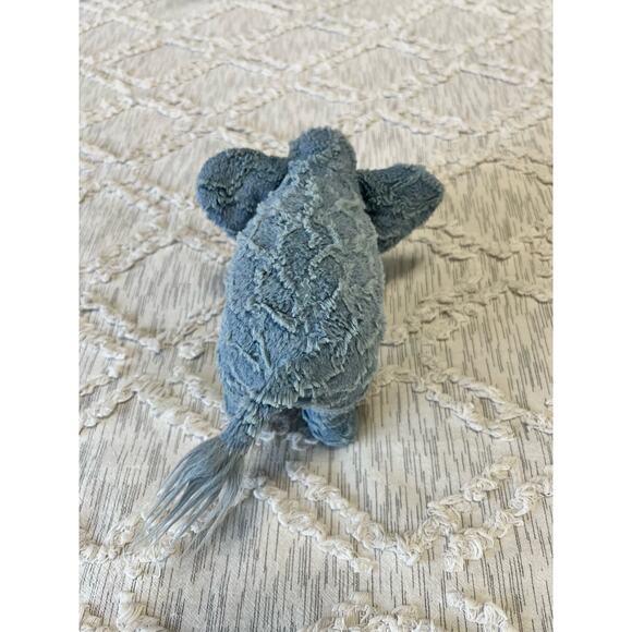 Jellycat Little Eddy Elephant Blue Plush Stuffed Animal Retired - Picture 3 of 7
